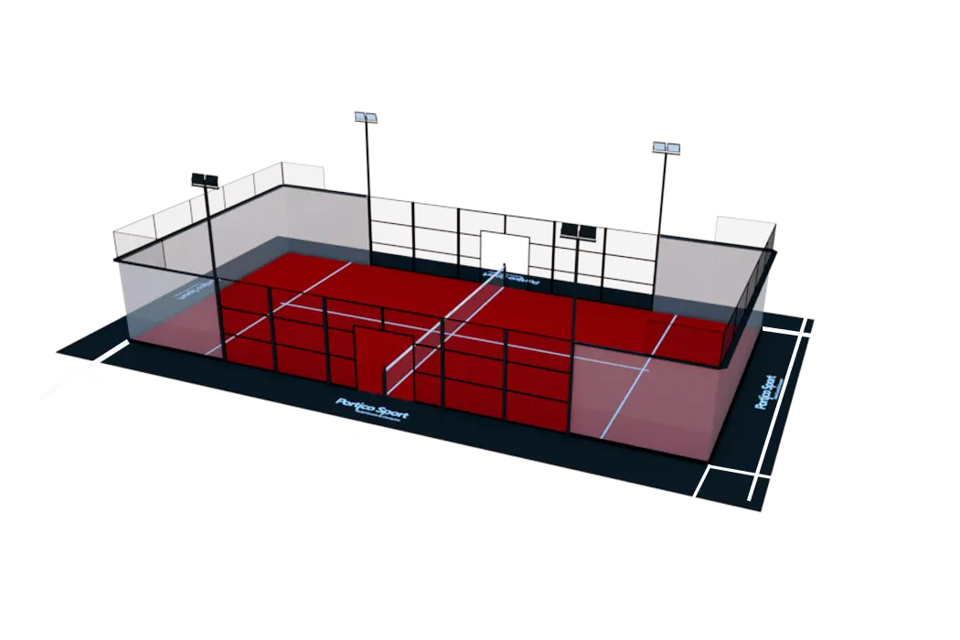 Tamaños de la pista panoramic interior y exterior