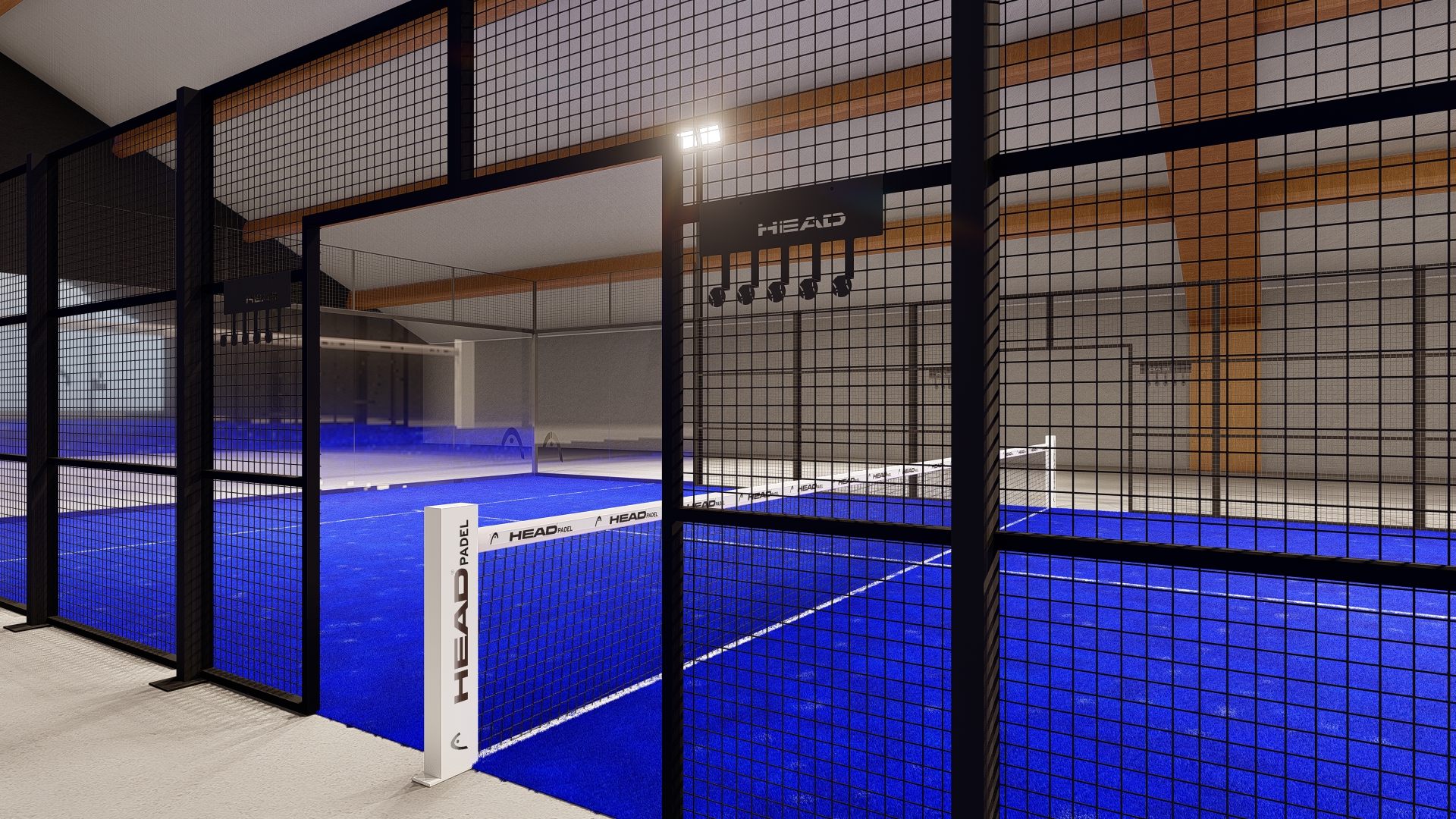 Pista exclusiva de Head Padel