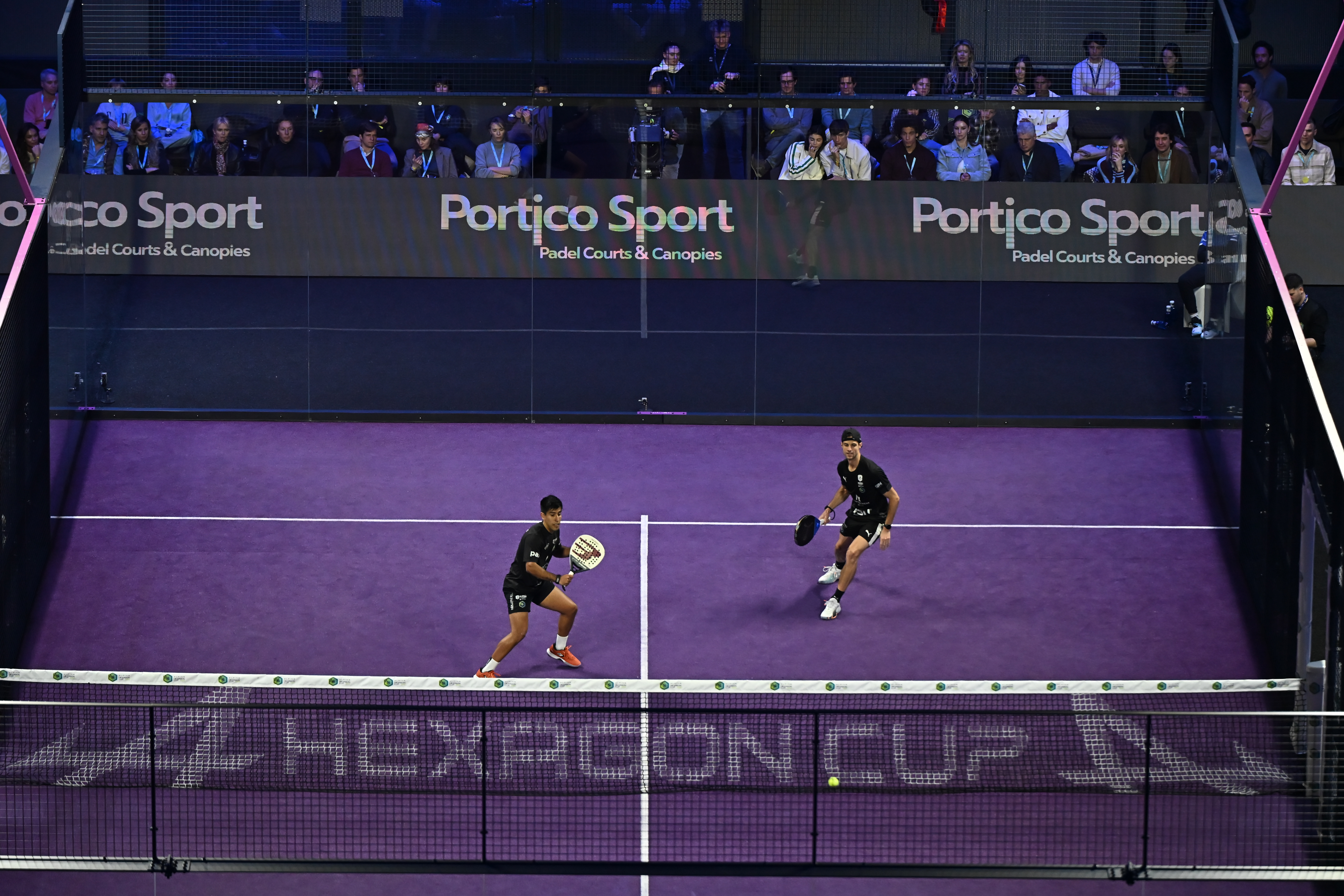 Pista oficial de pádel de Hexagon Cup